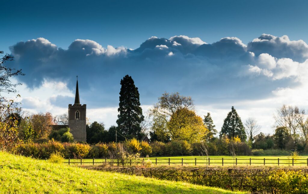 Towns in Hertfordshire, Field around Bishops Stortford