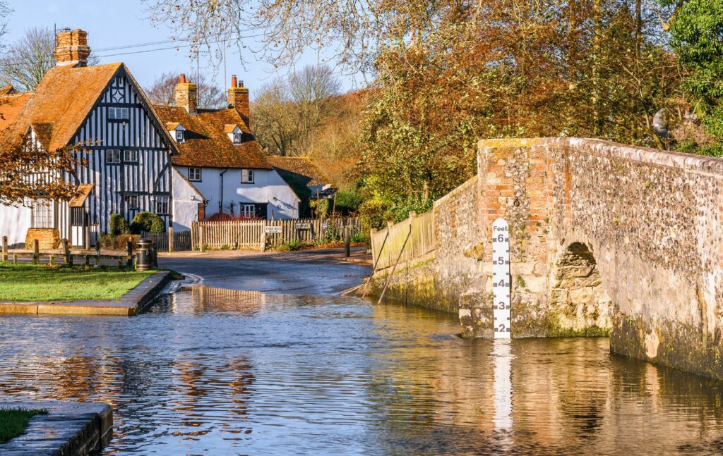 Eynsford village in Kent, Autumn