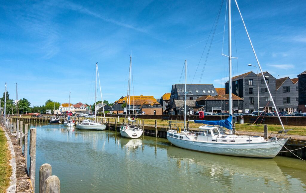 Rye Harbour in East Sussex town of Rye